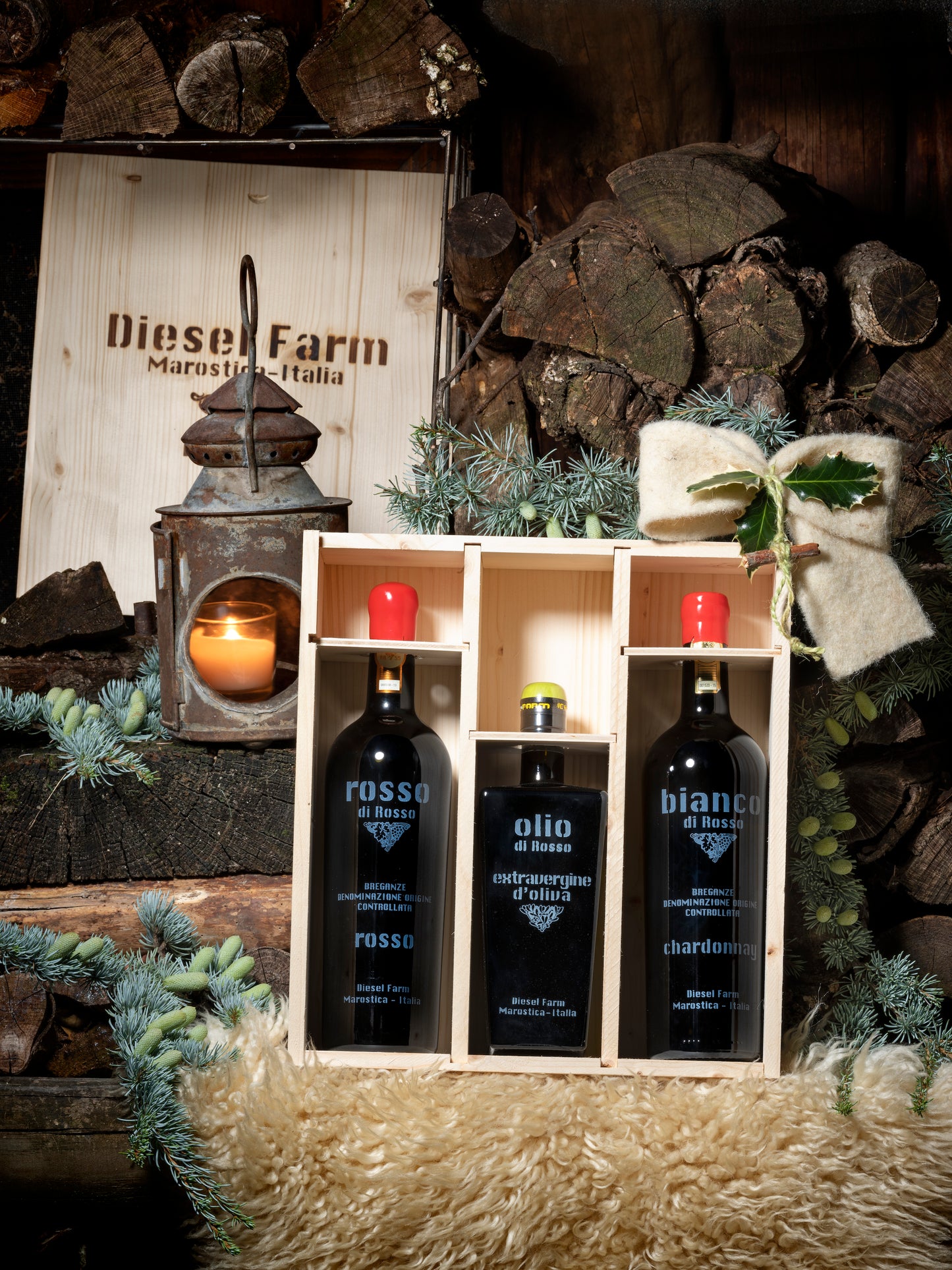 Cassetta Bianco Rosso Olio