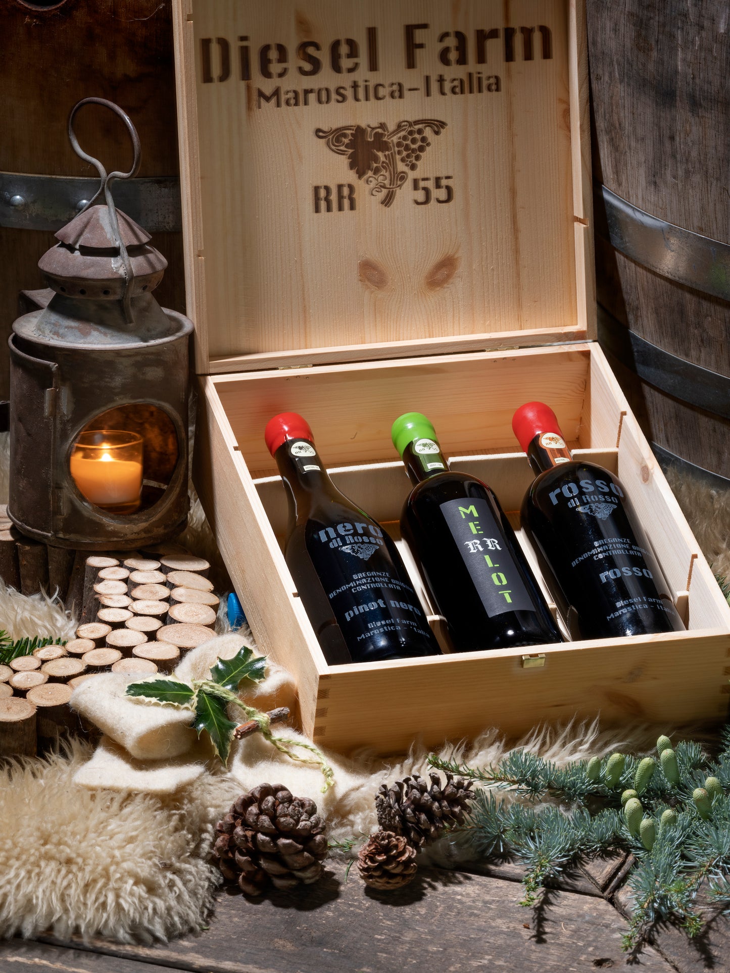 Cassetta Merlot Nero Rosso